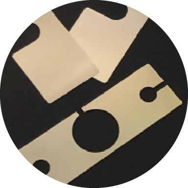 極薄素材も加工可能