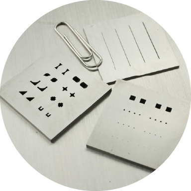 極細のスリット加工